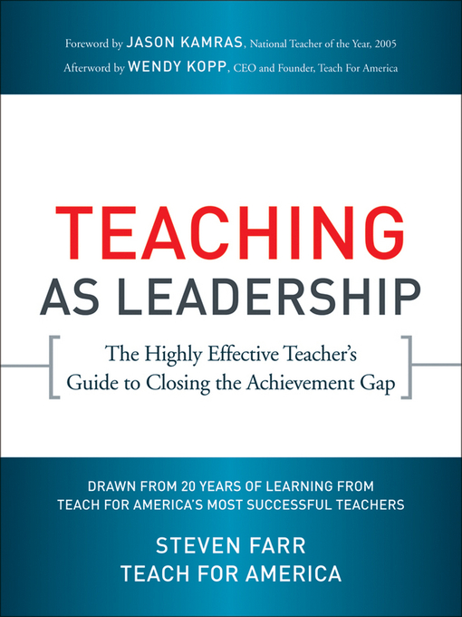 Title details for Teaching As Leadership by Teach For America - Available